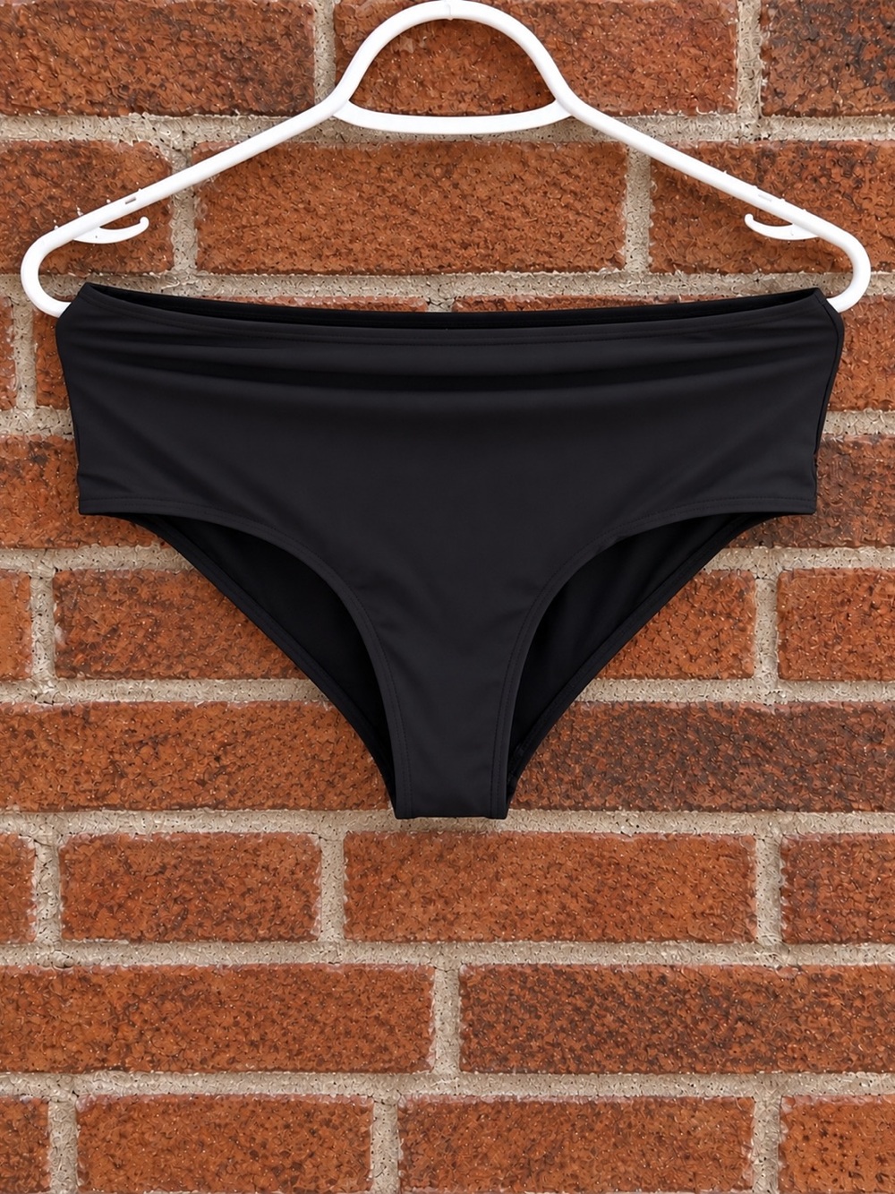Black High-Waist Women’s Swim Bottom